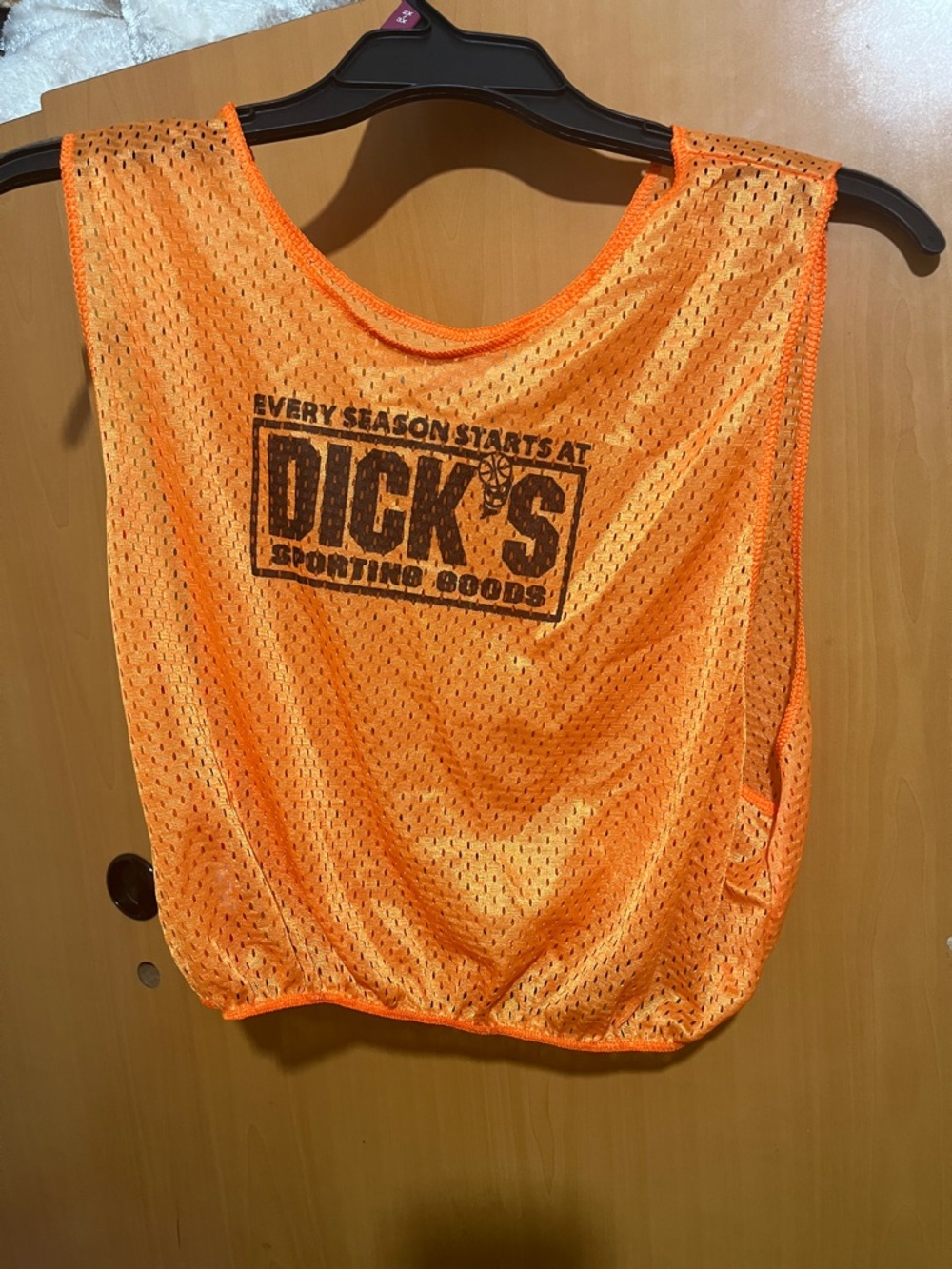 Orange Mesh Training Jersey